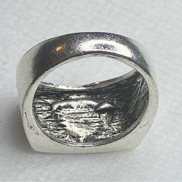 SilverPlated Statement Ring! 7 1/2 - Picture 8 of 9